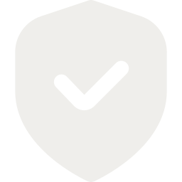 Shield with tick icon